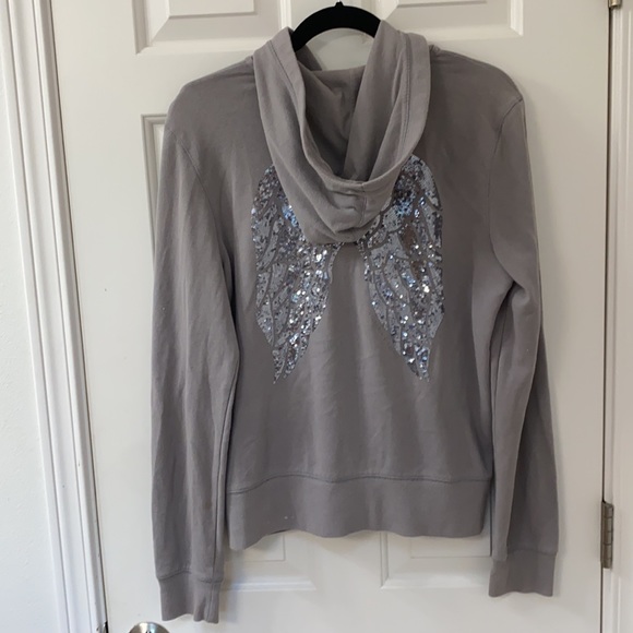 Gray 2000s zip up Jack - Picture 5 of 5